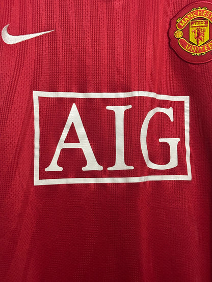 Paul Scholes Manchester United 2007-09 home football shirt (XL)