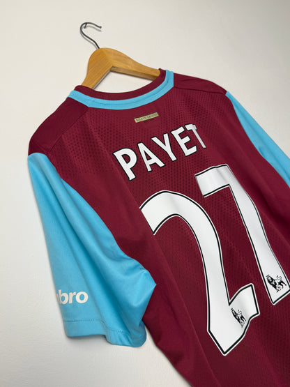 Dimitri Payet West Ham United 2015-16 home football shirt (XL)