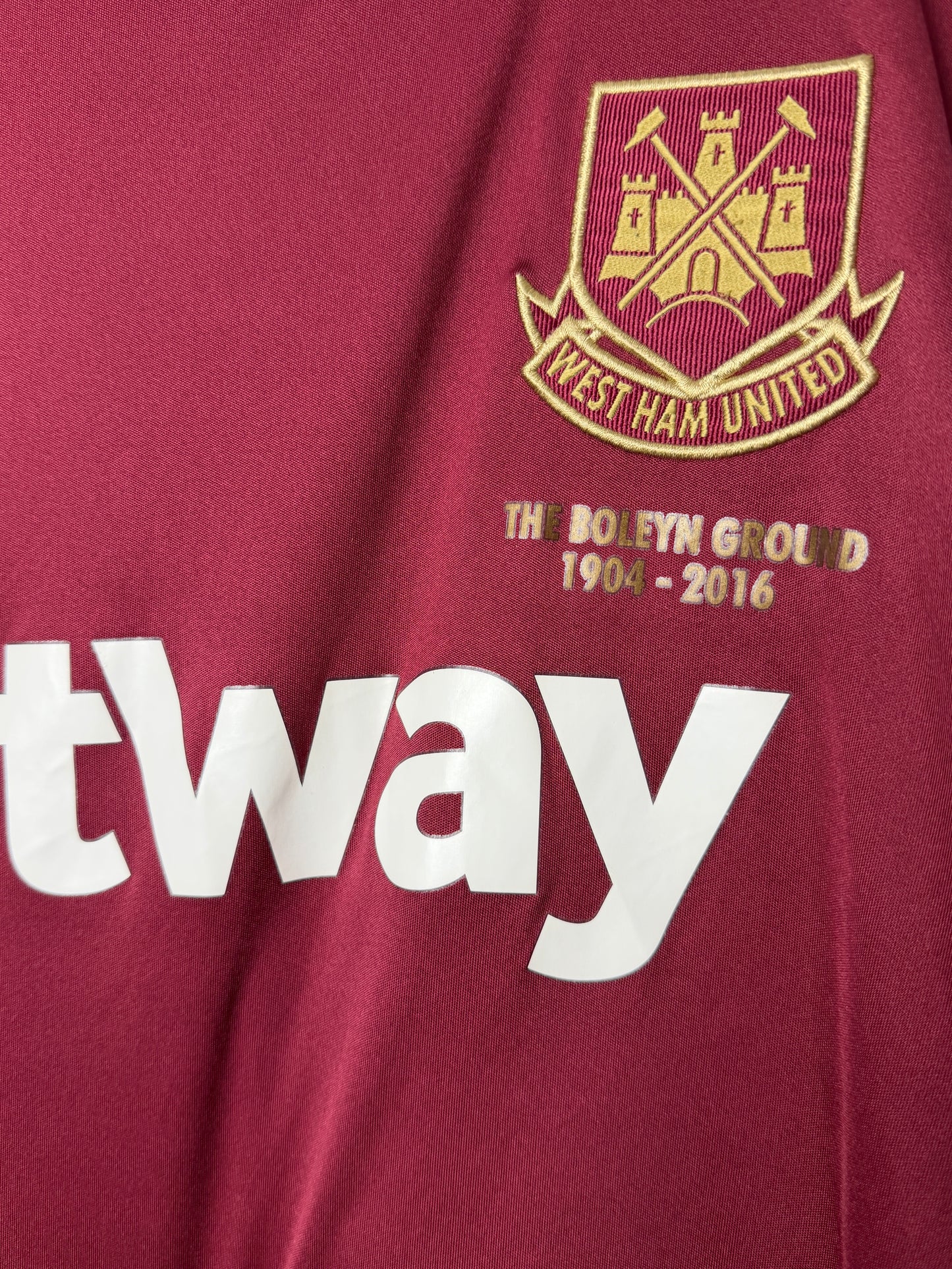 Dimitri Payet West Ham United 2015-16 home football shirt (XL)