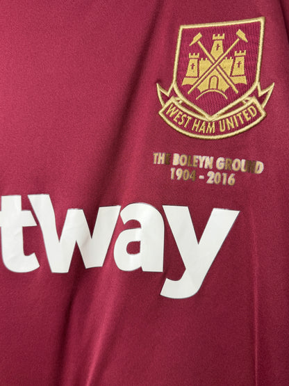 Dimitri Payet West Ham United 2015-16 home football shirt (XL)