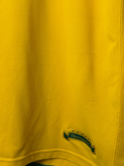 Ronaldinho Brazil 2006 home football shirt (L)
