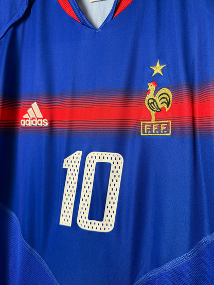 Zinedine Zidane France 2004 home football shirt (XL)