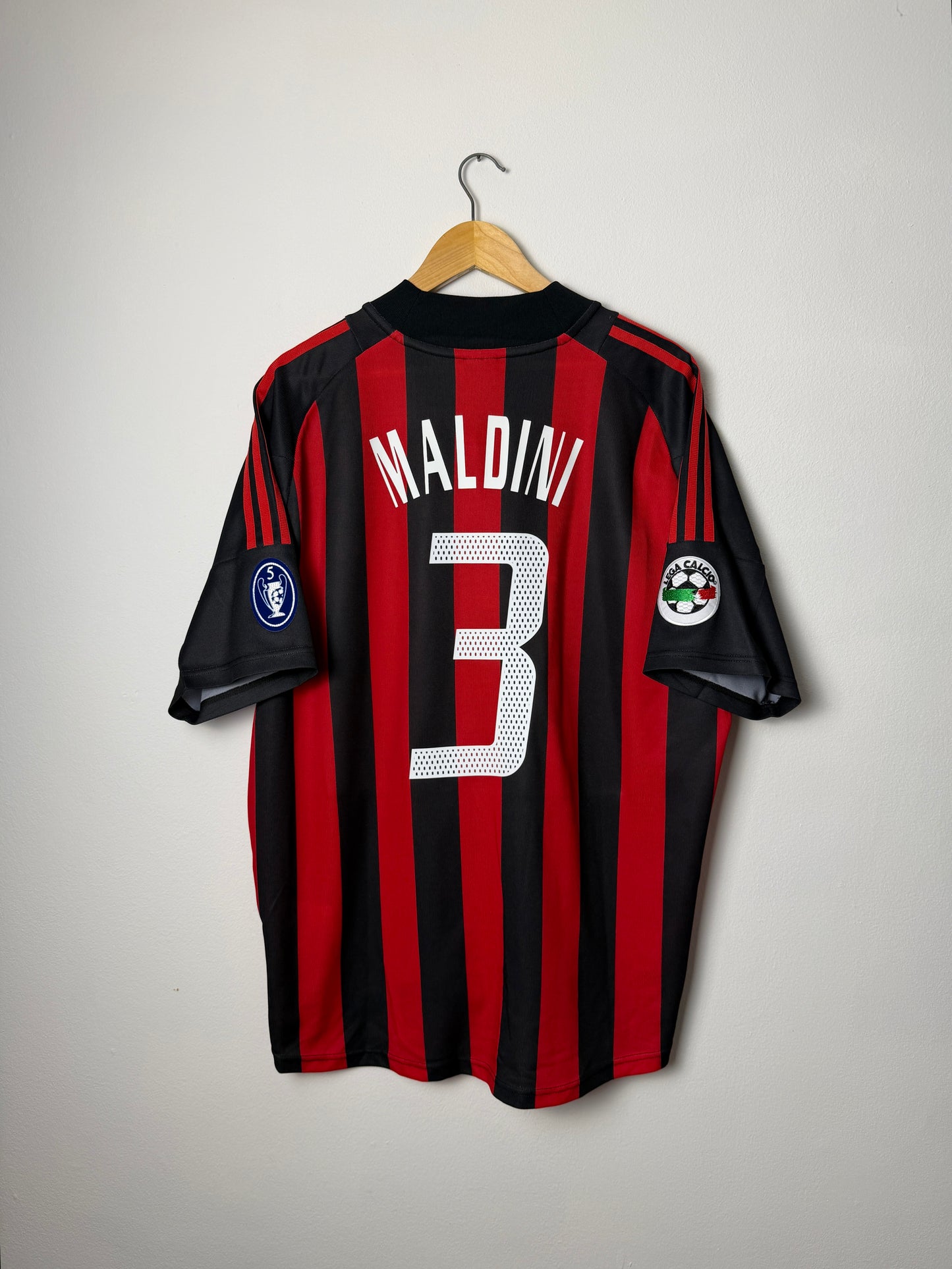Paolo Maldini AC Milan 2002-03 home football shirt (XL)