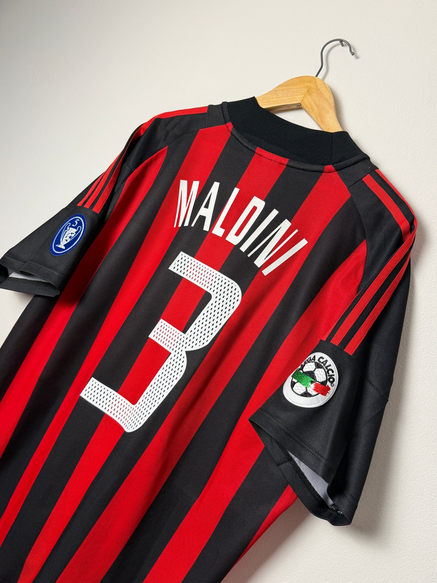 Paolo Maldini AC Milan 2002-03 home football shirt (XL)