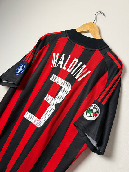 Paolo Maldini AC Milan 2002-03 home football shirt (XL)