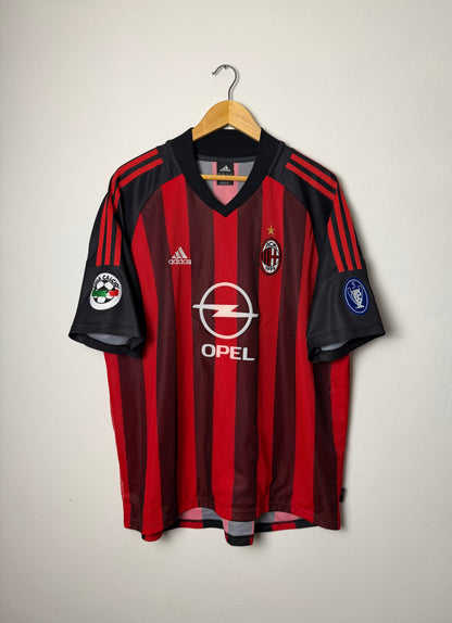 Paolo Maldini AC Milan 2002-03 home football shirt (XL)