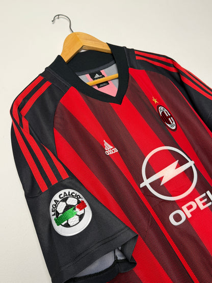 Paolo Maldini AC Milan 2002-03 home football shirt (XL)