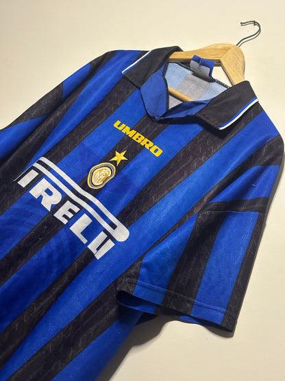 Inter Milan 1996-97 home football shirt (XL)
