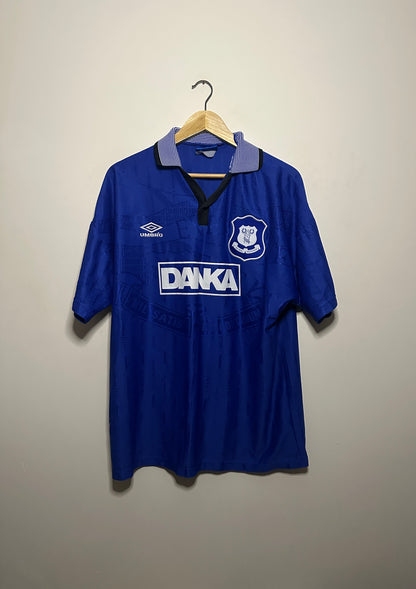 Everton FC 1995-96 home football shirt (XL)