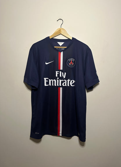 Zlatan Ibrahimovic PSG 2014-15 home football shirt (XL)