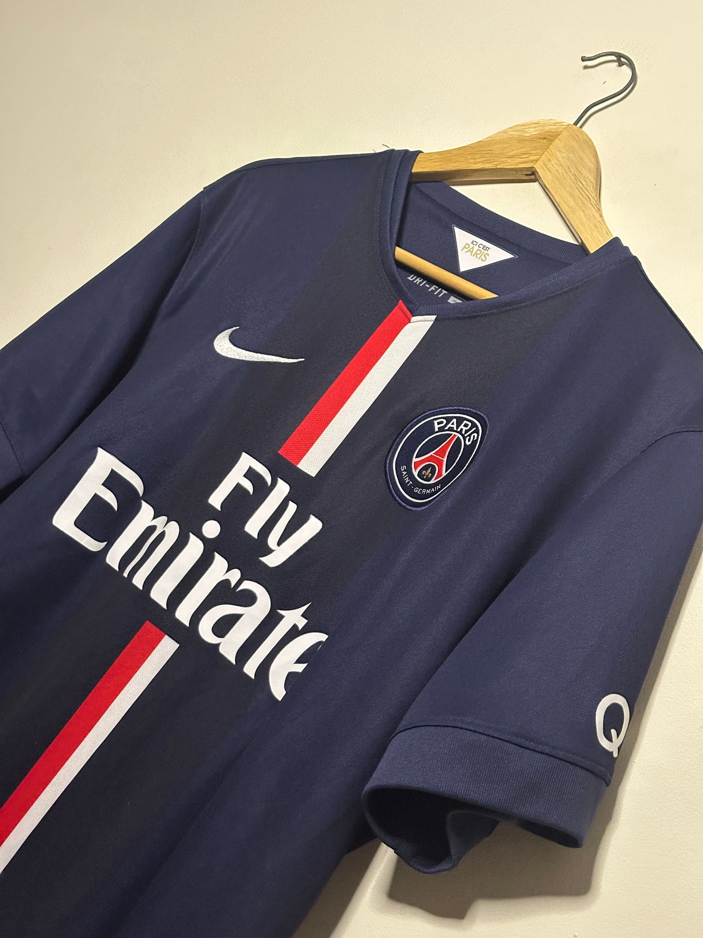 Zlatan Ibrahimovic PSG 2014-15 home football shirt (XL)