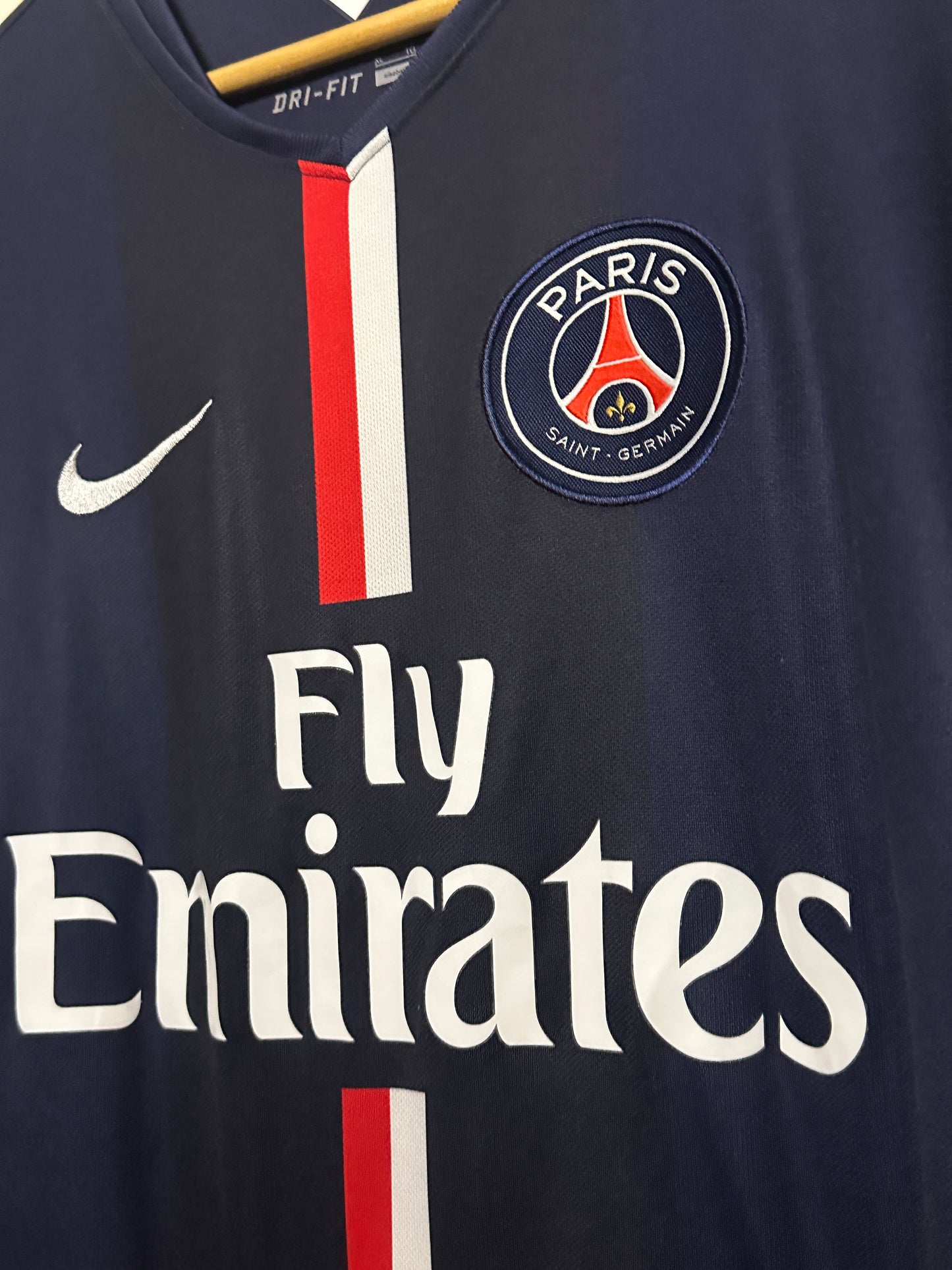 Zlatan Ibrahimovic PSG 2014-15 home football shirt (XL)