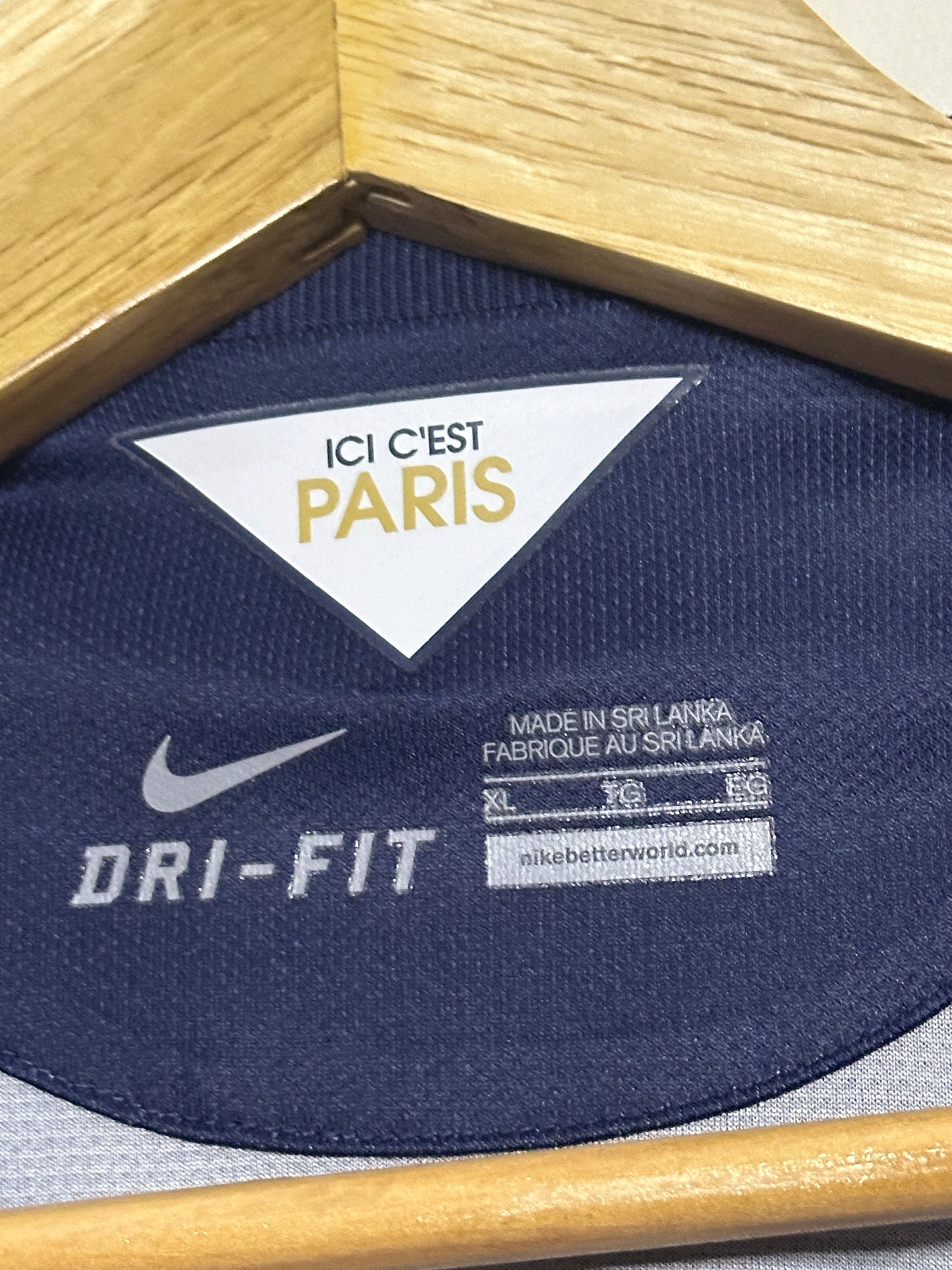 Zlatan Ibrahimovic PSG 2014-15 home football shirt (XL)