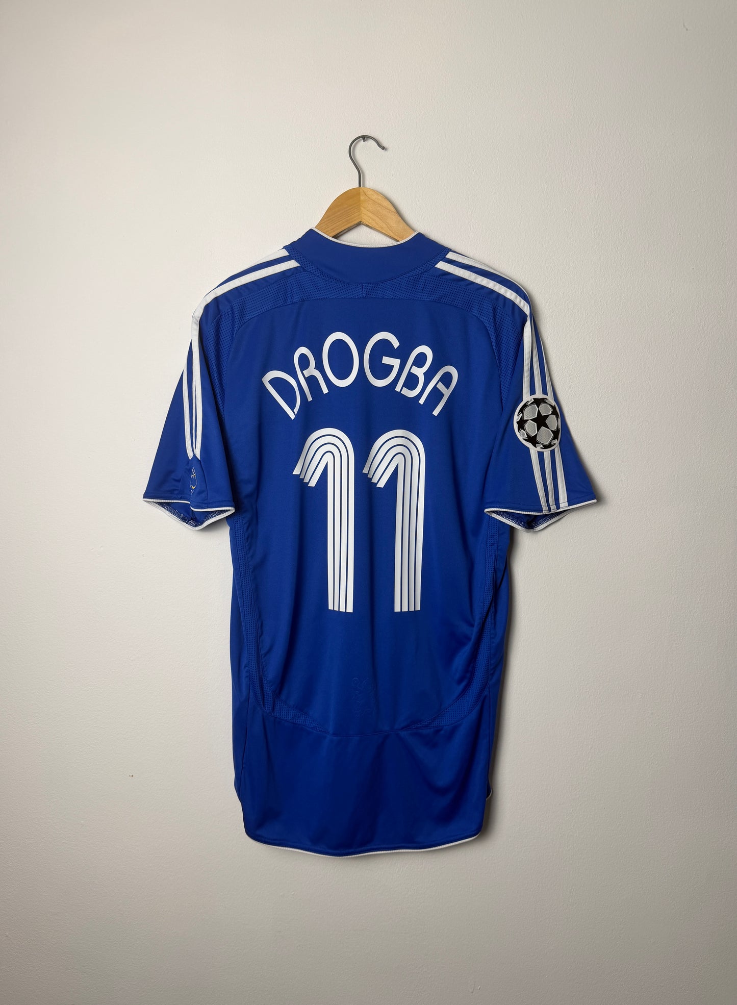Didier Drogba Chelsea FC 2006-08 home football shirt (M)