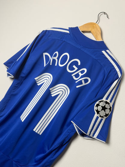 Didier Drogba Chelsea FC 2006-08 home football shirt (M)
