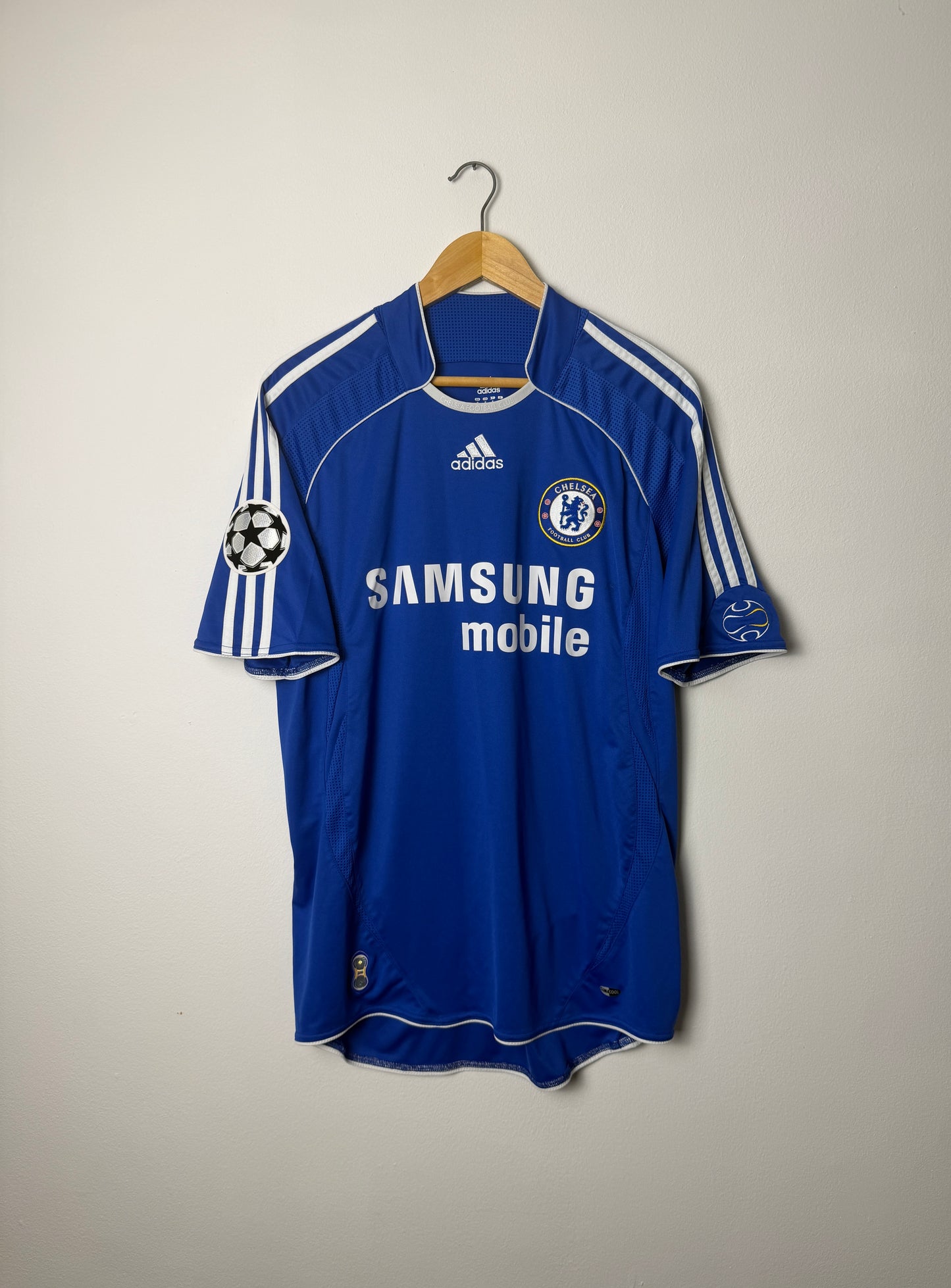 Didier Drogba Chelsea FC 2006-08 home football shirt (M)