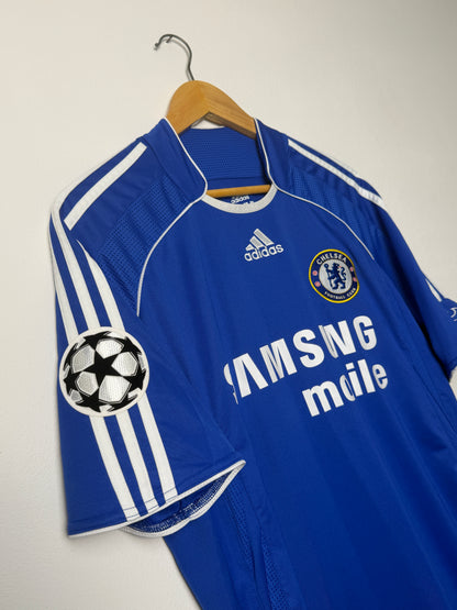 Didier Drogba Chelsea FC 2006-08 home football shirt (M)