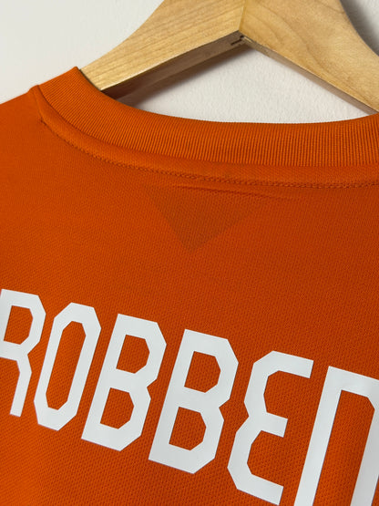 Arjen Robben Netherlands 2014 World Cup home football shirt (M)