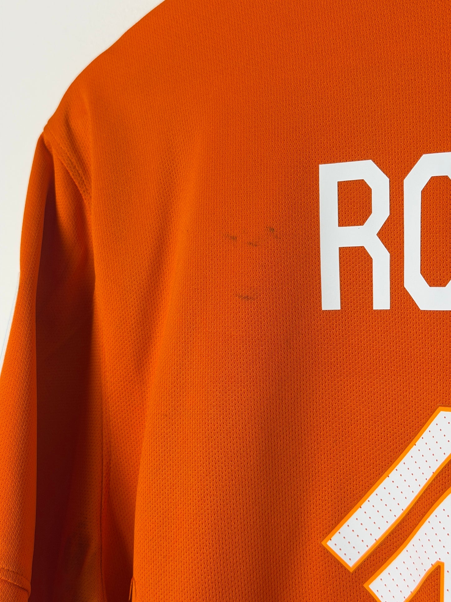 Arjen Robben Netherlands 2014 World Cup home football shirt (M)