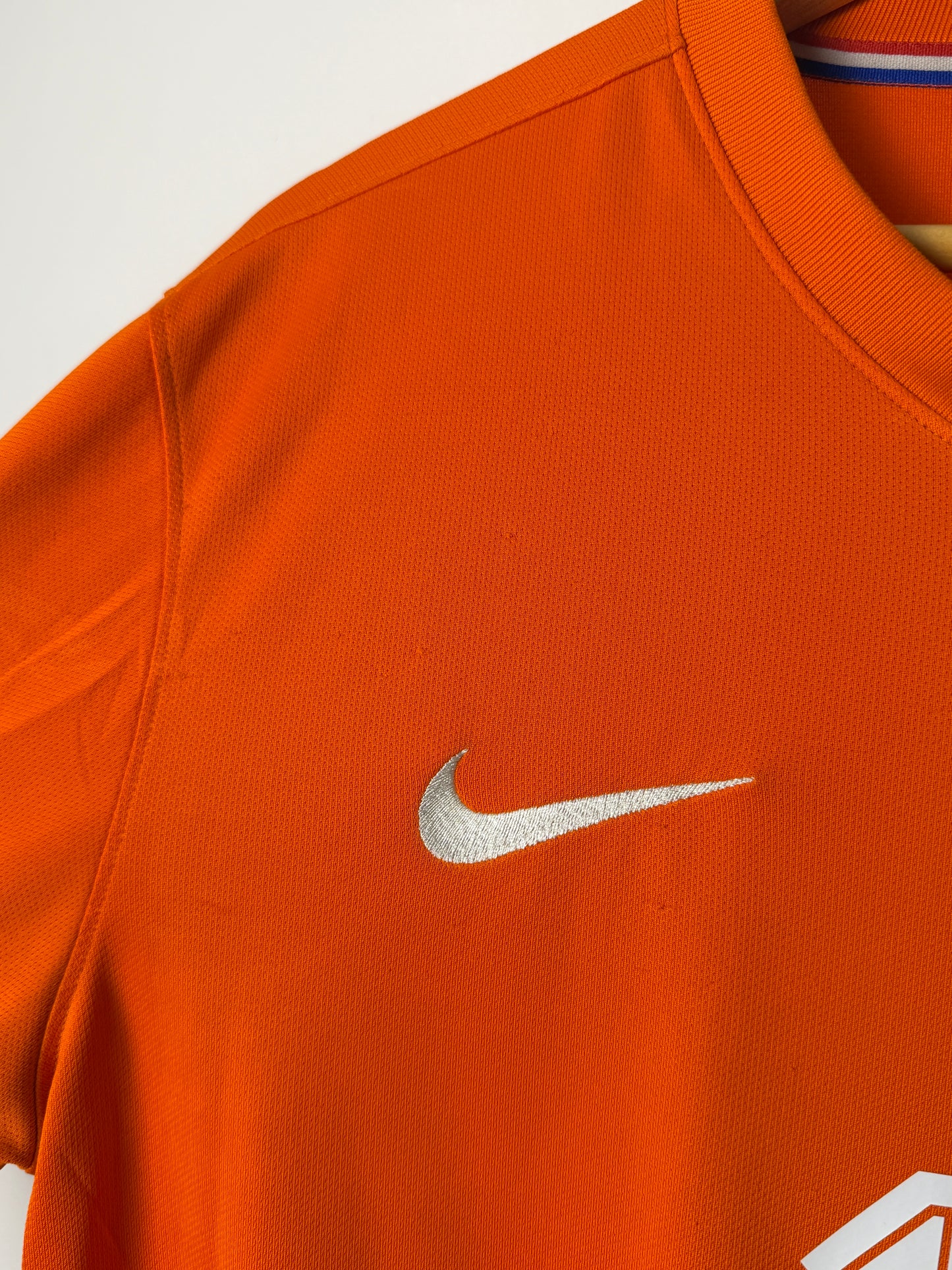 Arjen Robben Netherlands 2014 World Cup home football shirt (M)