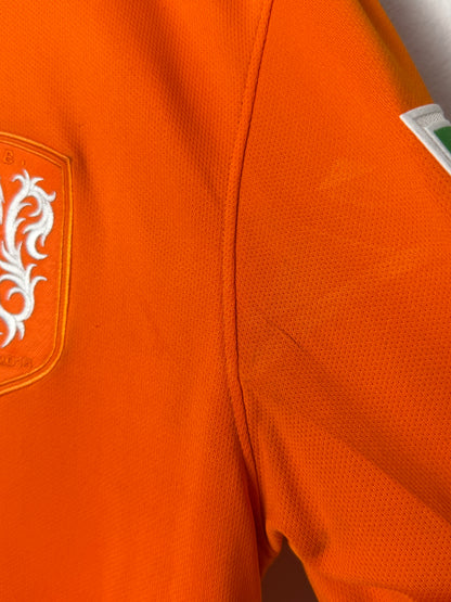 Arjen Robben Netherlands 2014 World Cup home football shirt (M)