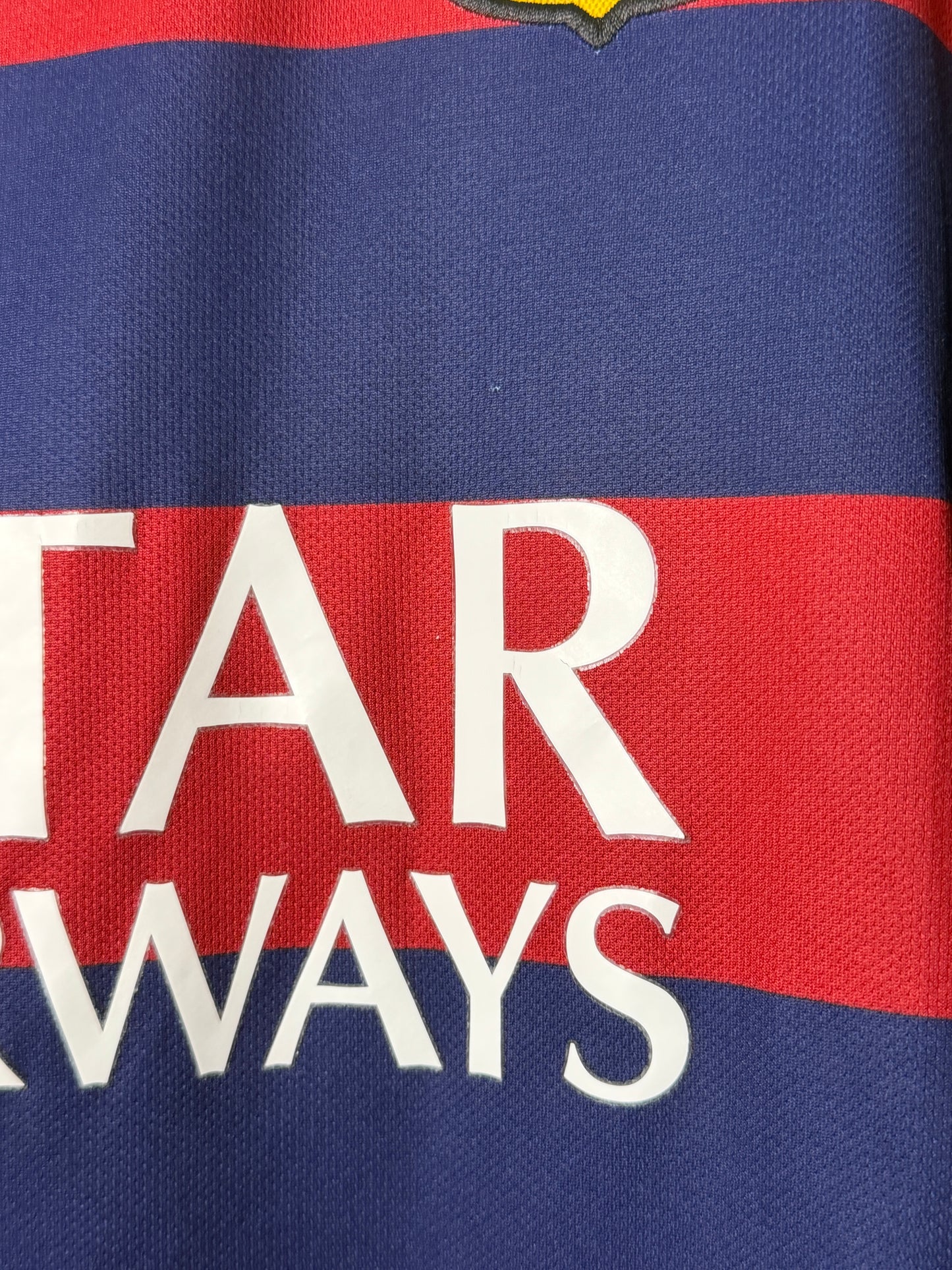 Neymar JR FC Barcelona 2015-16 home football shirt (M)