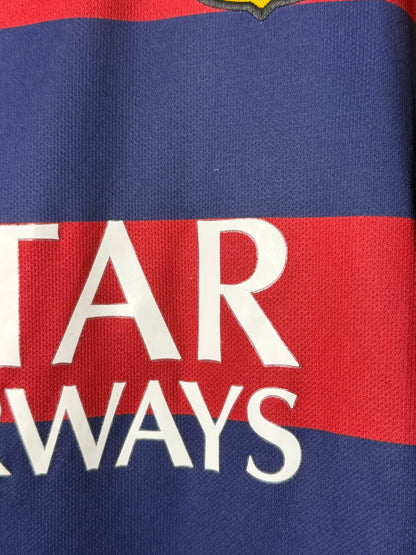 Neymar JR FC Barcelona 2015-16 home football shirt (M)