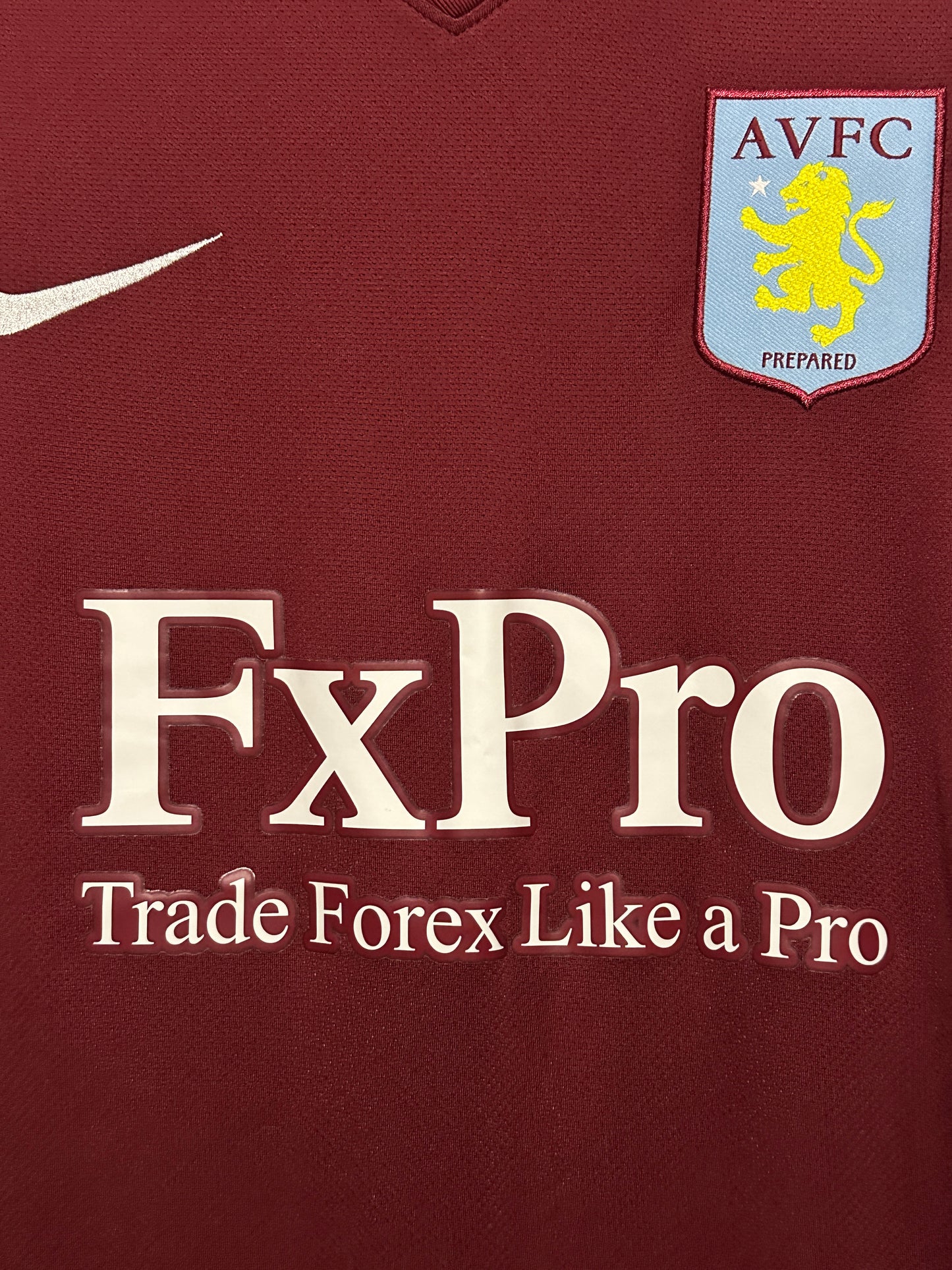 Ashley Young Aston Villa 2010-11 home football shirt (M)