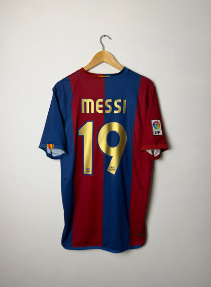 Lionel Messi FC Barcelona 2006-07 home football shirt (L)