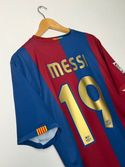 Lionel Messi FC Barcelona 2006-07 home football shirt (L)