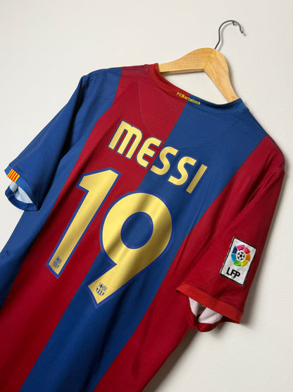 Lionel Messi FC Barcelona 2006-07 home football shirt (L)