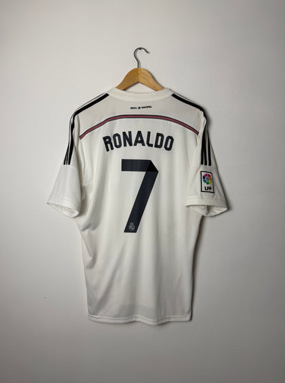Cristiano Ronaldo Real Madrid CF 2014-15 home football shirt (L)