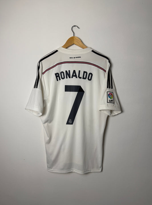 Cristiano Ronaldo Real Madrid CF 2014-15 home football shirt (L)