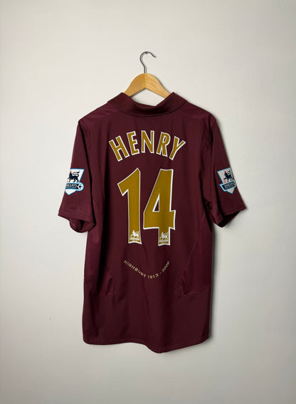 Thierry Henry Arsenal FC 2005-06 home football shirt (L)