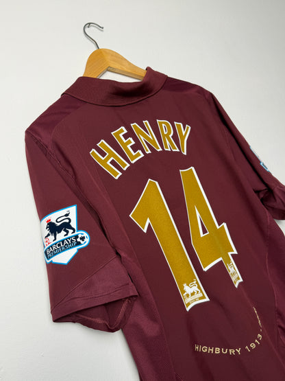 Thierry Henry Arsenal FC 2005-06 home football shirt (L)