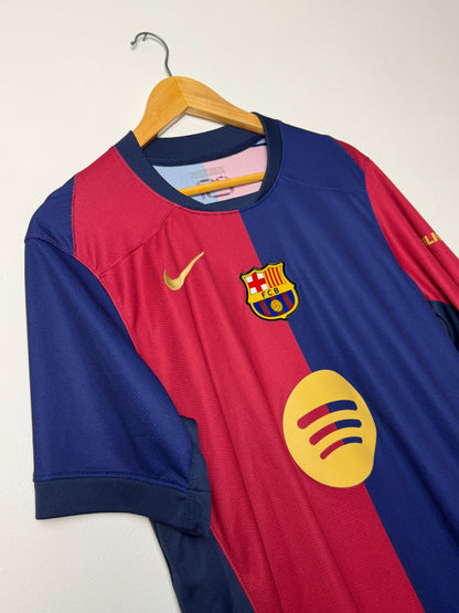 Lamine Yamal FC Barcelona 2024-25 home football shirt (L)