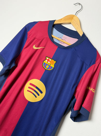 Lamine Yamal FC Barcelona 2024-25 home football shirt (L)