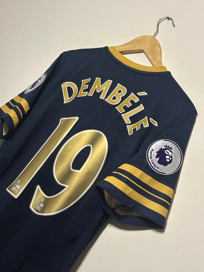 Moussa Dembele Tottenham Hotspur 2016-17 away football shirt (M)