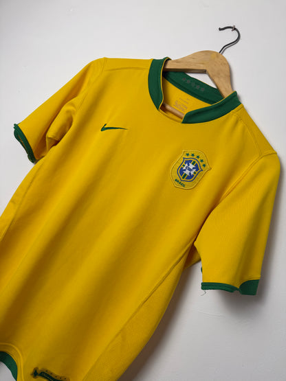 Brazil 2006 home football shirt (XLY)
