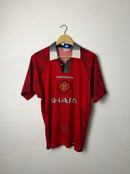 David Beckham Manchester United 1996-98 home football shirt (M)