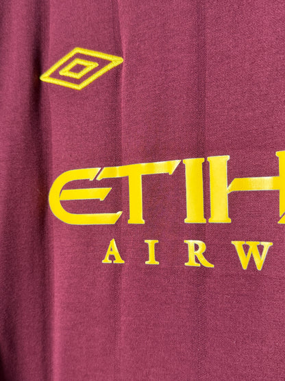 Sergio Aguero Manchester City 2012-13 away football shirt (L)