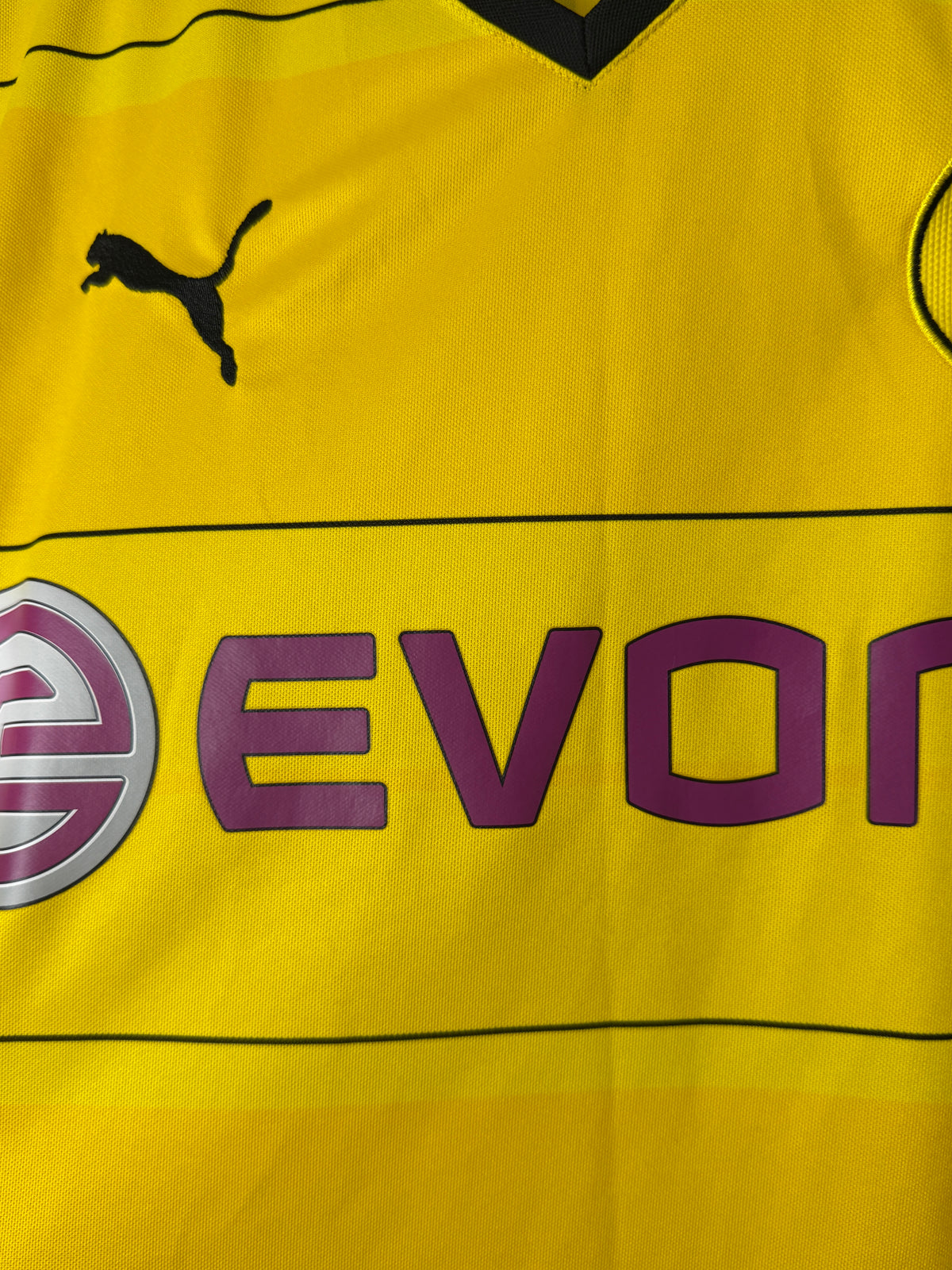 Marco Reus Borussia Dortmund 2015-16 long sleeve home football shirt (M)