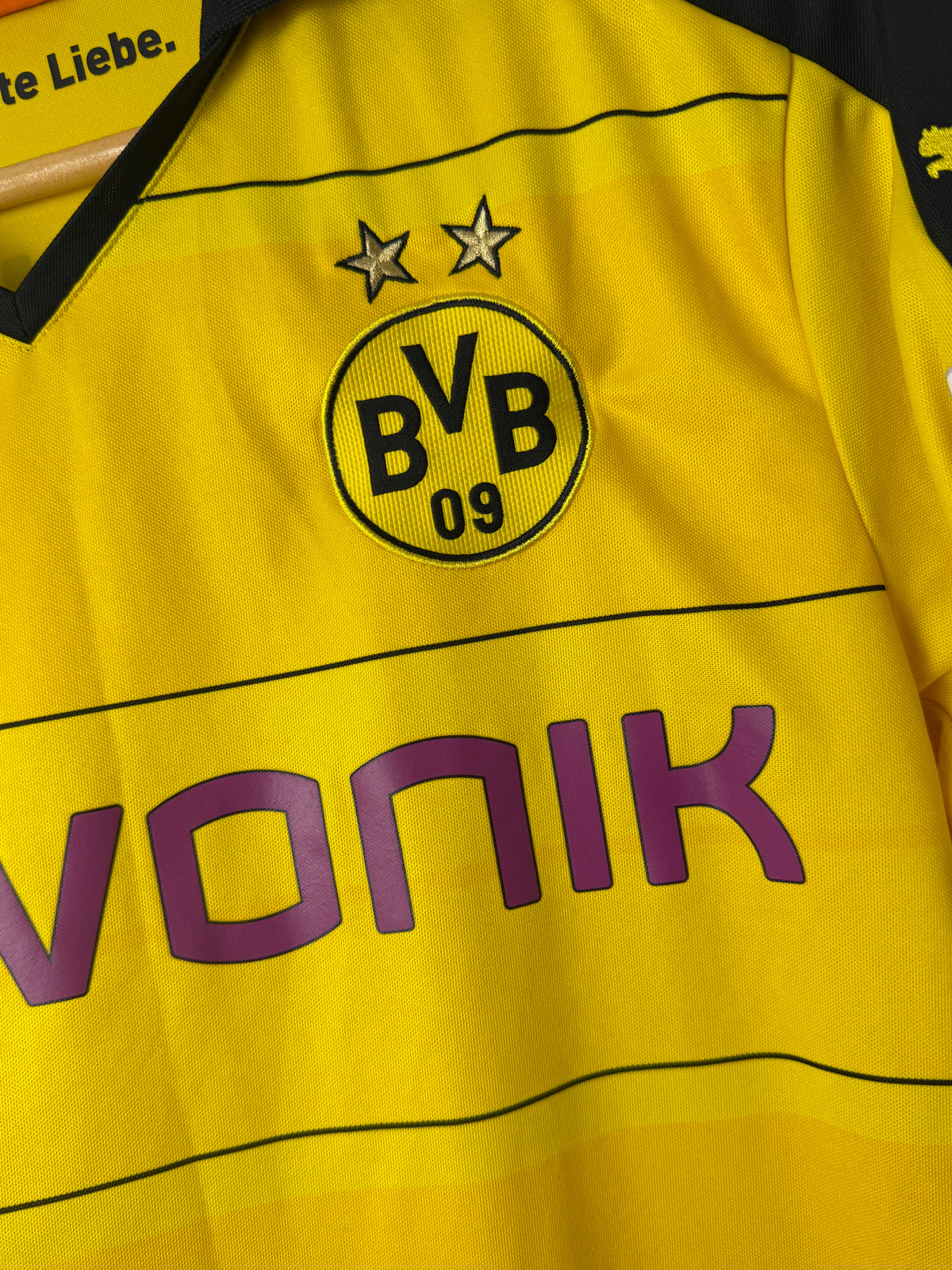 Marco Reus Borussia Dortmund 2015-16 long sleeve home football shirt (M)