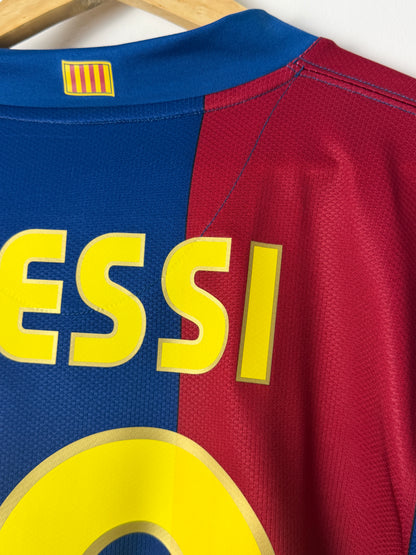 Lionel Messi FC Barcelona 2007-08 home football shirt (M)