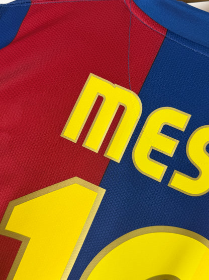 Lionel Messi FC Barcelona 2007-08 home football shirt (M)