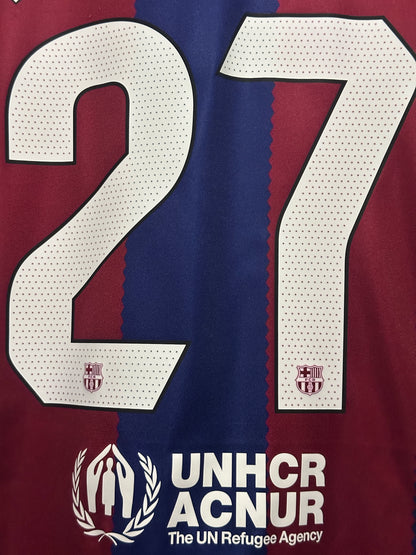 Lamine Yamal FC Barcelona 2022-23 home football shirt (L)