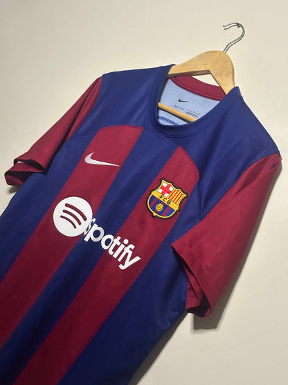 Lamine Yamal FC Barcelona 2022-23 home football shirt (L)