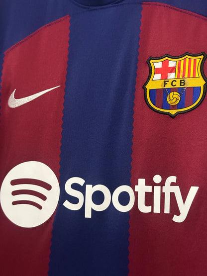 Lamine Yamal FC Barcelona 2022-23 home football shirt (L)