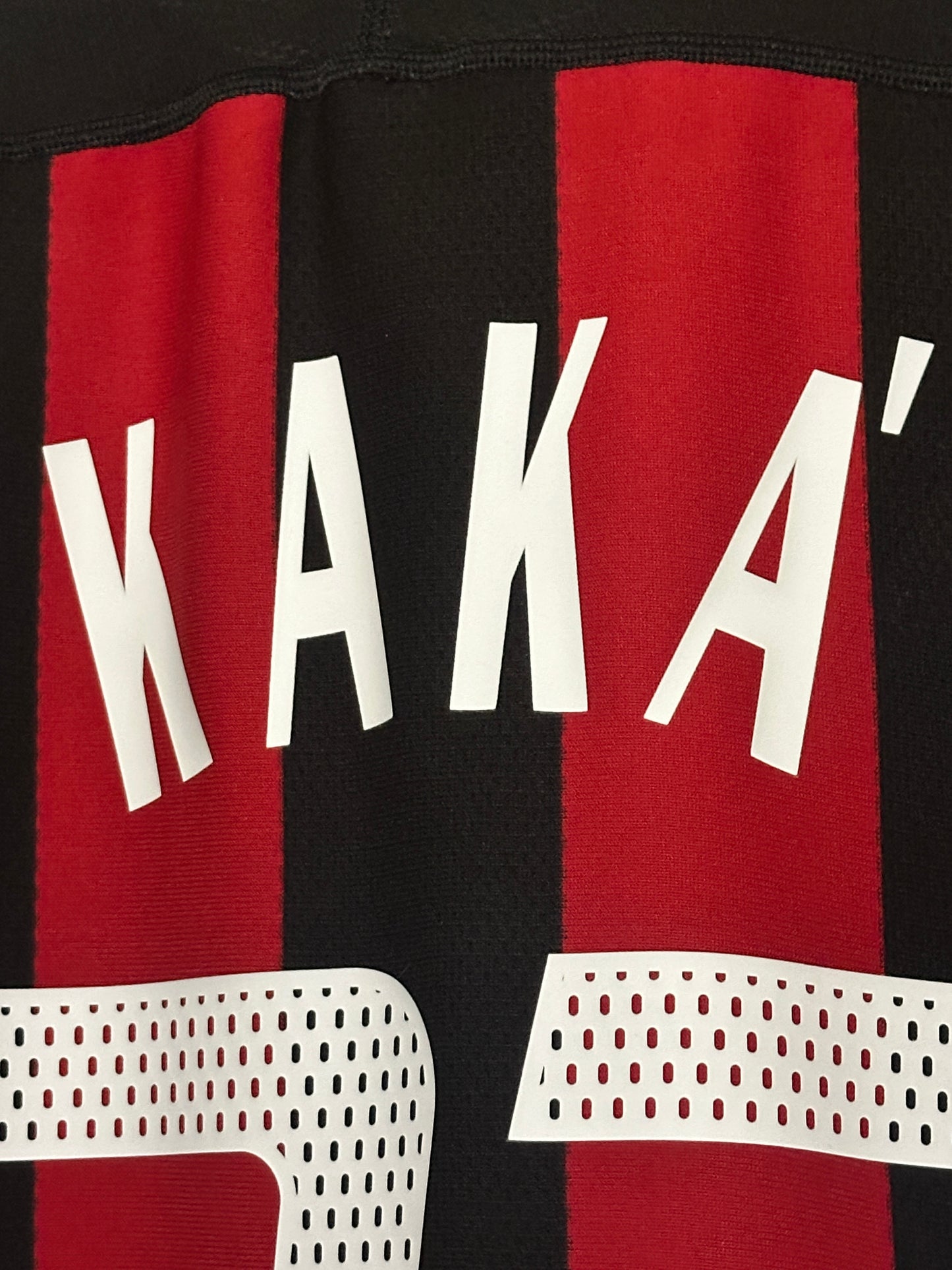 Kaka AC Milan 2003-04 long sleeve home football shirt (L)