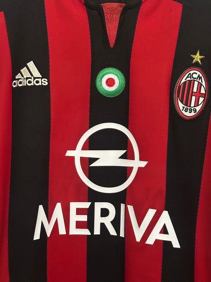 Kaka AC Milan 2003-04 long sleeve home football shirt (L)